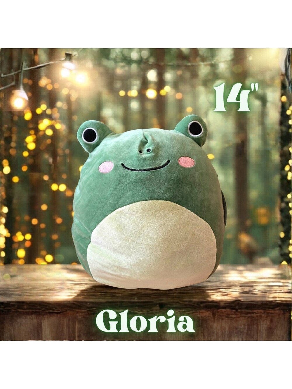 NWT Squishmallows Gloria the Frog 14"